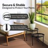 US Original Indoor Plant Stand with Wheels, (2 Sizes) Metal