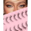 Cat Eye Lashes Short Wispy Strip Lashes that Look Like