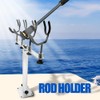 Mojiate Made PVC Coated Fishing Rod Holder Aluminum Fishing Rod