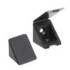 40 x Sossai® Body Connectors/Furniture Connectors/Corner Connectors with Cover Flap
