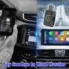 Wireless Carplay Bluetooth Adapter Car, 2 in 1 Carplay Wireless