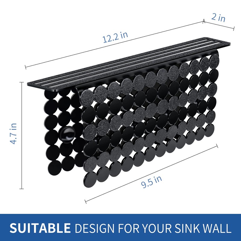 Yolife Kitchen Sink Saddle, PVC Sink Divider Mat with Strong