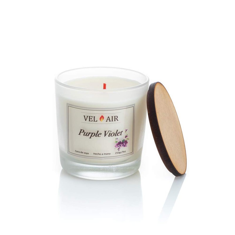 VEL AIR Vela Aromática Purple Violet (Violetas) 250 gr/ 9