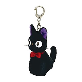 Sun Arrow Studio Ghibli Fluffy Keychain, Jiji, 1 pc
