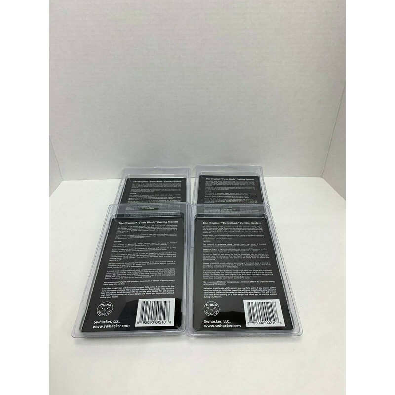 Swhacker 4x 3-pack Swhacker 100 Grain Expandable Bow Hunting Broadheads