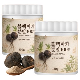 Peruvian Black Maca Powder 100% additive-free, 6 pieces, 130g / 페루 블랙마카 분말 100% 가루 첨가물 무첨가, 6개, 130g