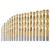 sourcing map 19pcs Brad Point Drill Bit Set 1.5mm-10.5mmDia Straight