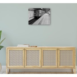 Fine Art Canvas NYC Subway Canvas Wall Decor by Artist 1 Art Collective for Living Room, Bedroom, Bathroom, Kitchen, Office, Bar, Dining & Guest Room - Ready to Hang - 20 in x 15 in