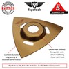 3 x 80mm TopsTools RVCRT_3 Carbide 13mm HEX Fitting Triangle