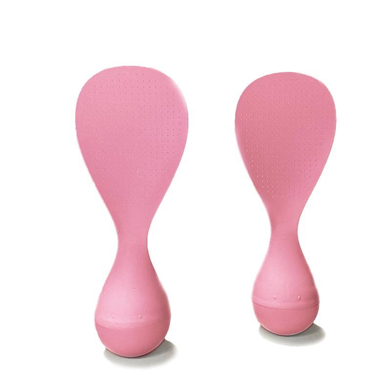 Cevorae Rice Spoon, Standing Rice Spoon, Anti-Trip Rice Spoon, Embossed