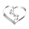 WJSYSHOP Broken Heart Cookie Cutter Stainless Steel