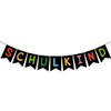 Schulkind Girlande Einschulung Schwarz,Einschulung Girlande Hänge Deko,Einschulung Schulanfang Deko für
