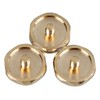 12Pcs Trumpet Accessories Metal Upper and Lower Covers Buttons Connecting