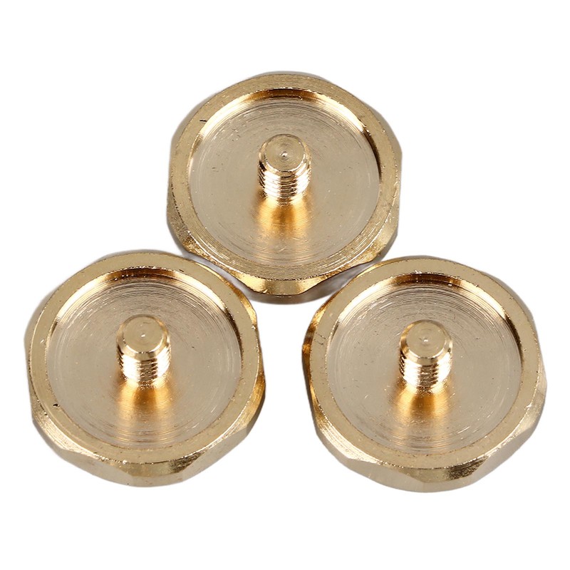 12Pcs Trumpet Accessories Metal Upper and Lower Covers Buttons Connecting