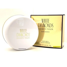 Polvo corporal perfumado para mujer WHITE DIAMONDS Elizabeth Taylor, 2,6 oz