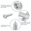 sourcing map M2 Hex Socket Head Cap Self-Tapping Screw, 40Pcs