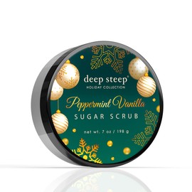 Deep Steep Exfoliante De Azúcar Navideño - Colección De Invierno (Menta Y Vainilla)                                                                   