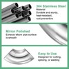 M METERXITY 2-Pack OD 3 Inch 90 Degree Mandrel Bend