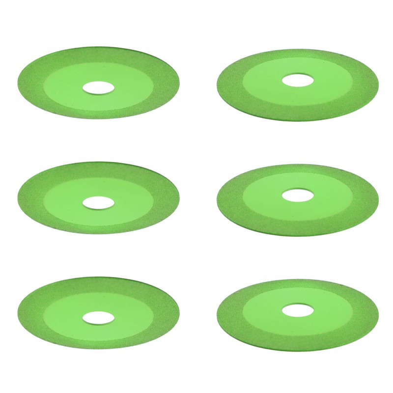 6Pcs Glass Cutting Disc Ultra Thin Saw Blade Wheel Grinding