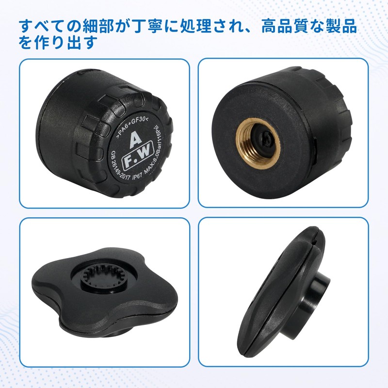 Sarasara Bluetooth 4.0 Motorcycle Smart Ride Monitor, Tire Pressure Sensor,