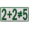 noveltytiesnmore.com George Orwell 1984 Home School Sticker 2+2≠5 Sticker 2+2