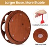 THYGIFTREE Large Rotating Coffee Syrup Organizer 9 Bottles Coffee Syrup