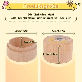 GADITIEK Tooth Box Milk Teeth for Girls and Boys, Milk Tooth Box with Cute Motif, Tooth Box for Milk Teeth, Gift Ideas for Christening and Birthday, New Parents Tooth Fairy Gift (Astronaut)