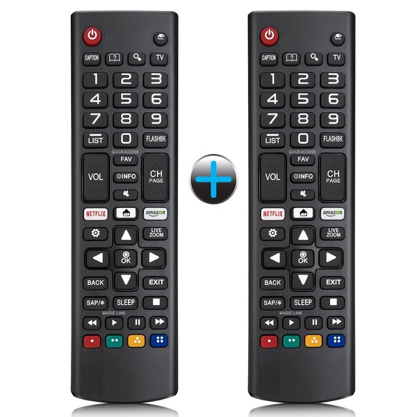 【Pack of 2】 New Universal Remote Control for All LG