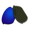 1.5MM Replacement Lenses Compatible With Oakley Half Jacket 63mm Sunglasses,
