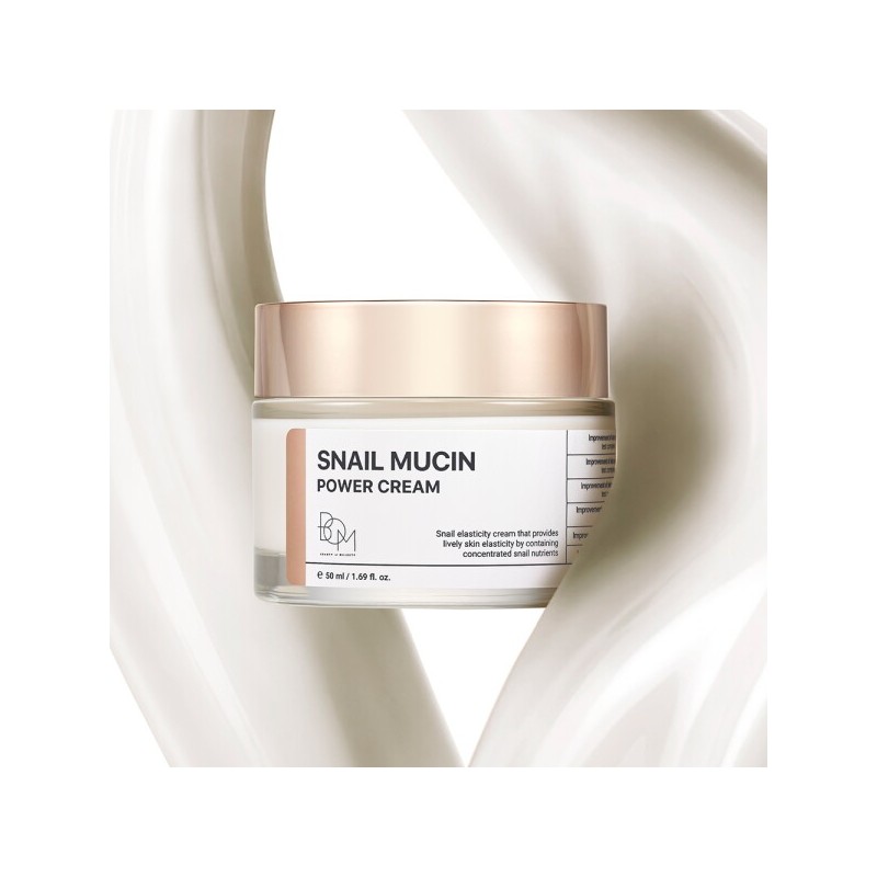 BOM Snail Mucin Power Cream 50ml BOM Snail Mucin Power