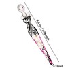 Tvoip 6Pcs Professional Girl Eyebrow Tweezer Stainless Steel Slanted Eyebrow