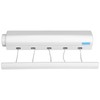 Omabeta 1PCS Telescopic Retractable Clothesline Wall Mounted with Five Ropes,