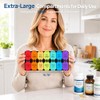 Yaklim Extra Large Weekly Pill Organizer, Detachable 7 Day AM