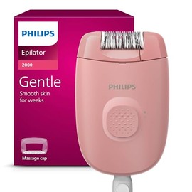 Philips Depiladora Eléctrica Serie 2000 para Mujer Uso en Piernas y Cuerpo