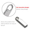 Zpsolution Zipper Pull Replacement Metal Zipper Handle Mend Fixer Zipper