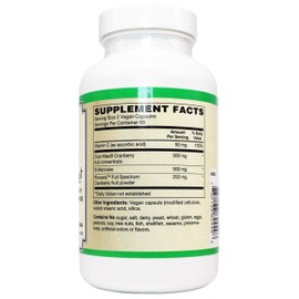 AlchePharma Advanced Urinary Care Supplement, Flowens Cranberry Extract Blend (120 Vcaps)