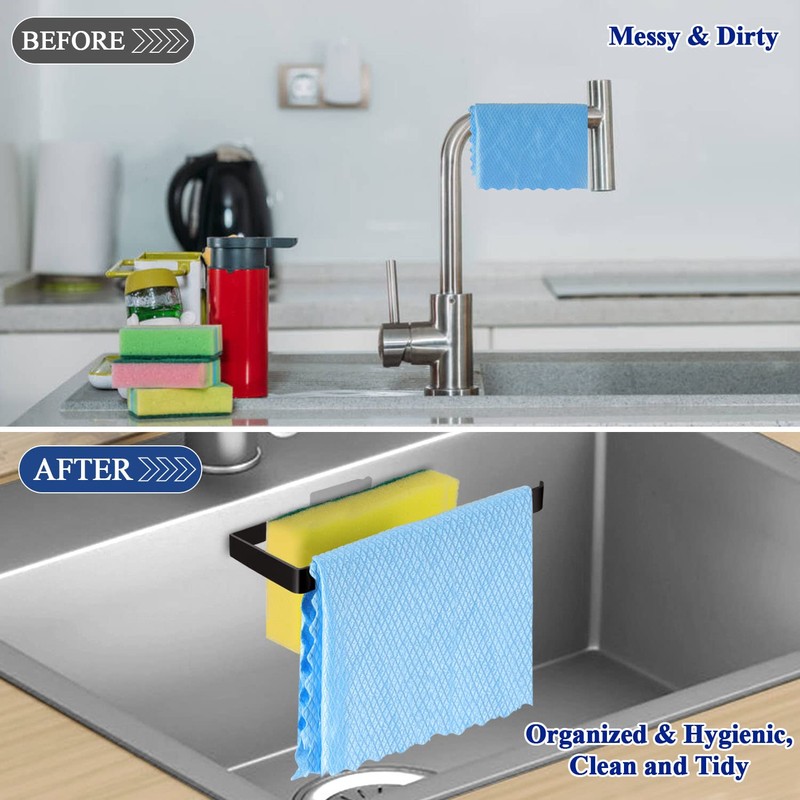 GAViA Kitchen Sink Sponge Holder - Sponge and Dish Cloth
