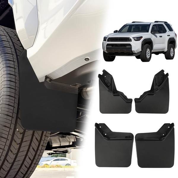 Vvwmluui Mud Flaps Splash Guards for Toyota 4Runner 2025 2026