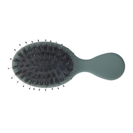 VICASKY Pig Bristle Massage Hair Comb Portable Detangling Comb for Women Dark Green Suitable for Hair Types
