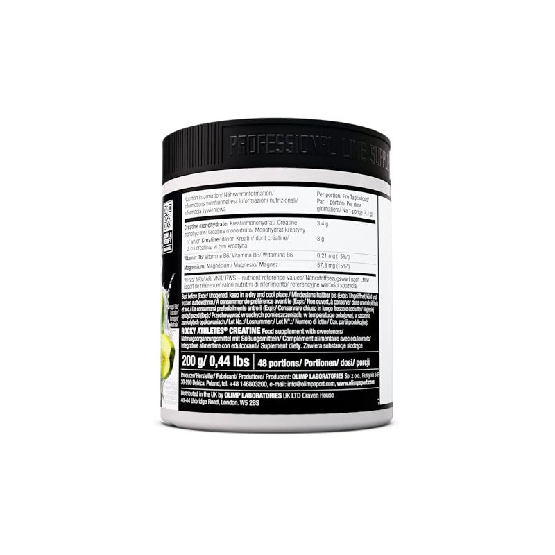 Olimp Rocky Athletes® Creatine - 200 g, Sour Apple Punch