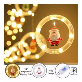 Xoxoxx Cortinas Tira Led Luces Decorativa Decoración Navideña Serie