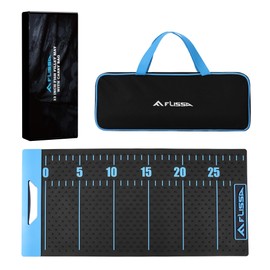 FLISSA 33" Non-Slip Fish Fillet Mat with Storage Bag, Portable & Durable Fish Cleaning Mat, Measuring Scale for Easy Filleting, Cleaning, and Cutting, Ideal Fishing Gift