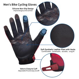 Intra-FIT Touchscreen Running Gloves Men Women Non-Slip Windproof Cycling Gloves for Cycling Running Driving Jogging