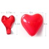 STIMULATE SZXXZZMY 100 6-inch Red Color Heart shaped Latex Balloons