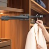 FIRJOY 12" Valet Rod for Closet Pull Out (1 Pack,