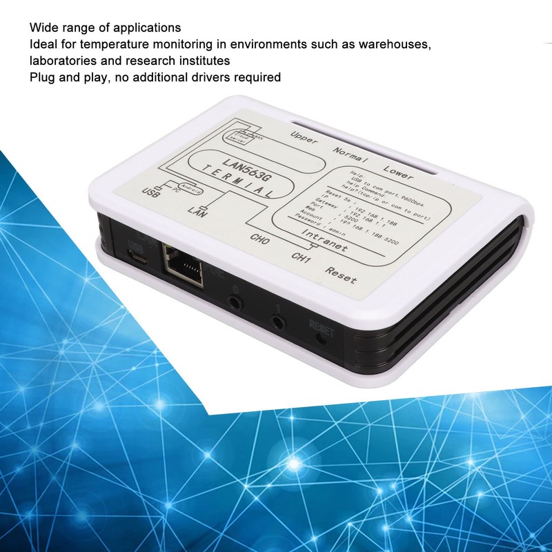 Temperature Humidity Sensor Remote Monitoring Plug and Play Temperature Control