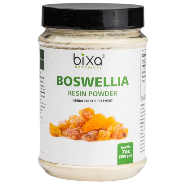 Boswellia serrata Powder (Shallaki), Supports Healthy Joint Functions by Bixa Botanical - 7 Oz (200g)