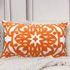 Alysheer Embroidered Lumbar Decorative Throw Pillow Cover 12"x 20", Classic