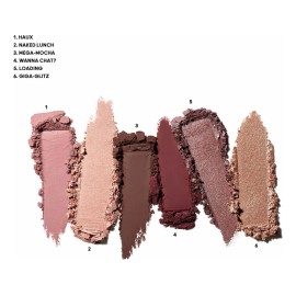 Mac Paleta De Sombras Connect In Colour X6 Sombra Embedded In Burgundy