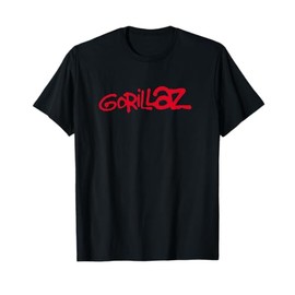 Gorillaz Paint Brush Red Logo T-Shirt